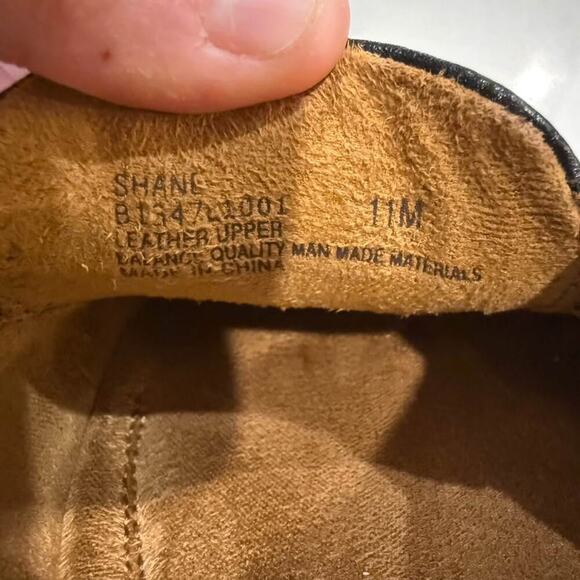 Naturalizer Shane Leather SlipOn Loafer Block Heel Womens 11M Dark Brown Stretch - Picture 8 of 10